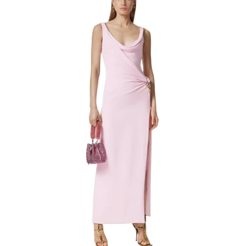VERSACE Safety Pin Sleeveless Dress-1