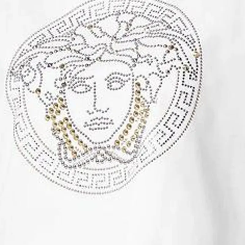 VERSACE JEANS COUTURE Medusa print Cotton T shirt-6