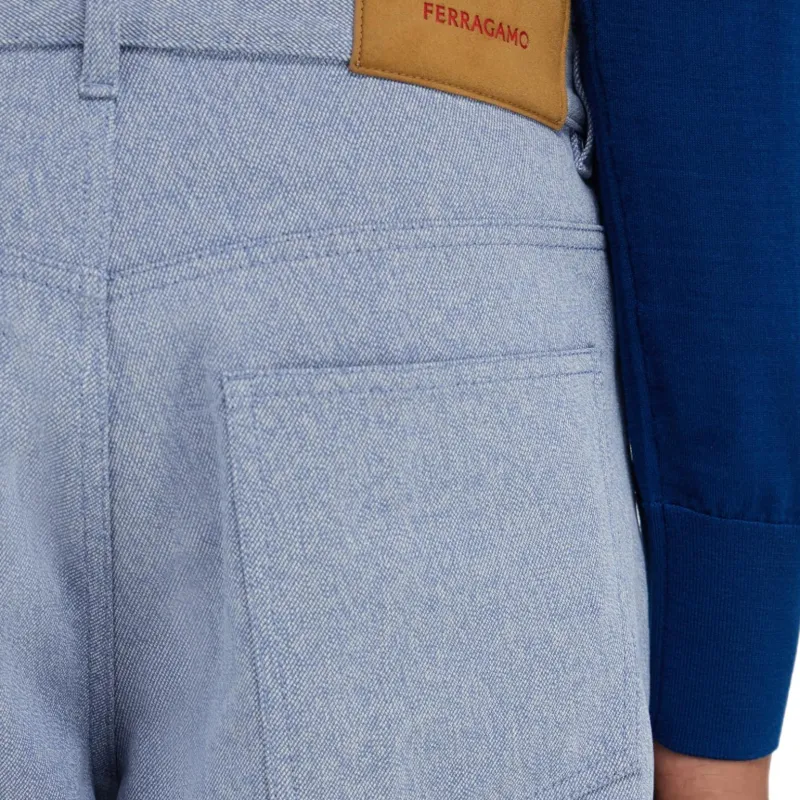 Ferragamo Straight Leg Trousers-4