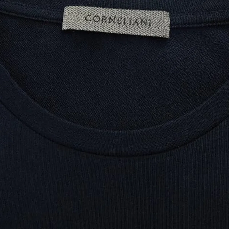CORNELIANI T Shirt Men's Navy Blue-9