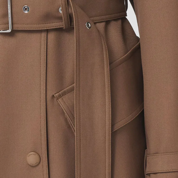 Burberry Coats Women's Beige-6