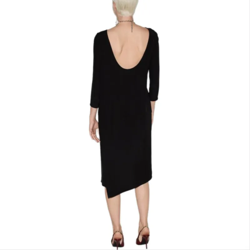 GUCCI Long Sleeved Dresses Women's Black-4