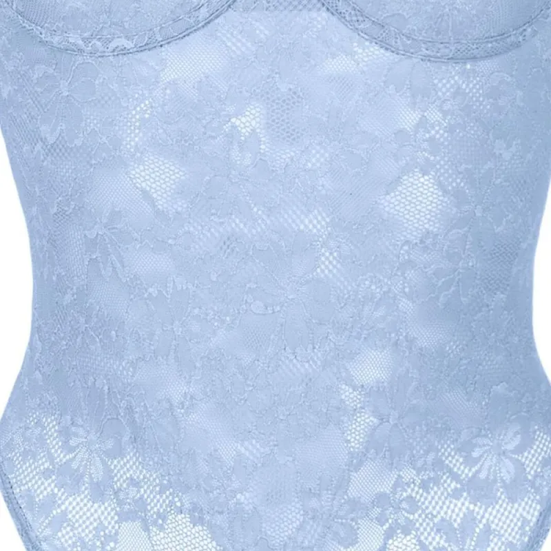 Fleur Du Mal Le Stretch Lace Bodysuit-3