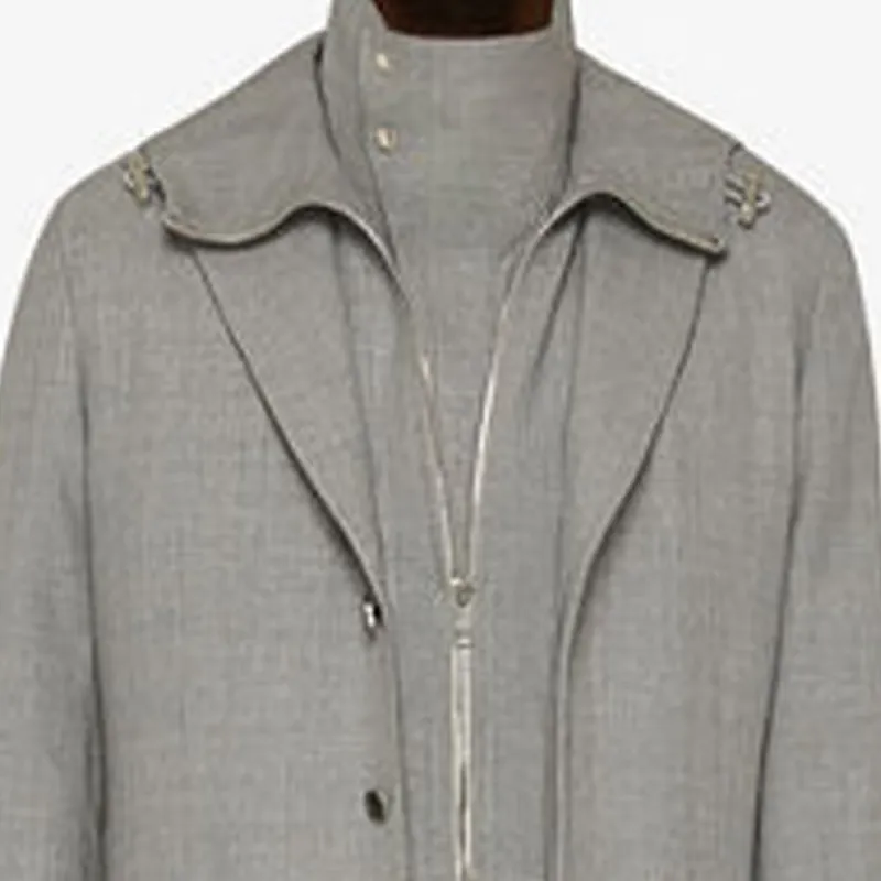 Givenchy Jackets Men Gray-7