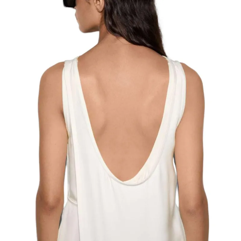 GUCCI Sleeveless Dress Women's White-6