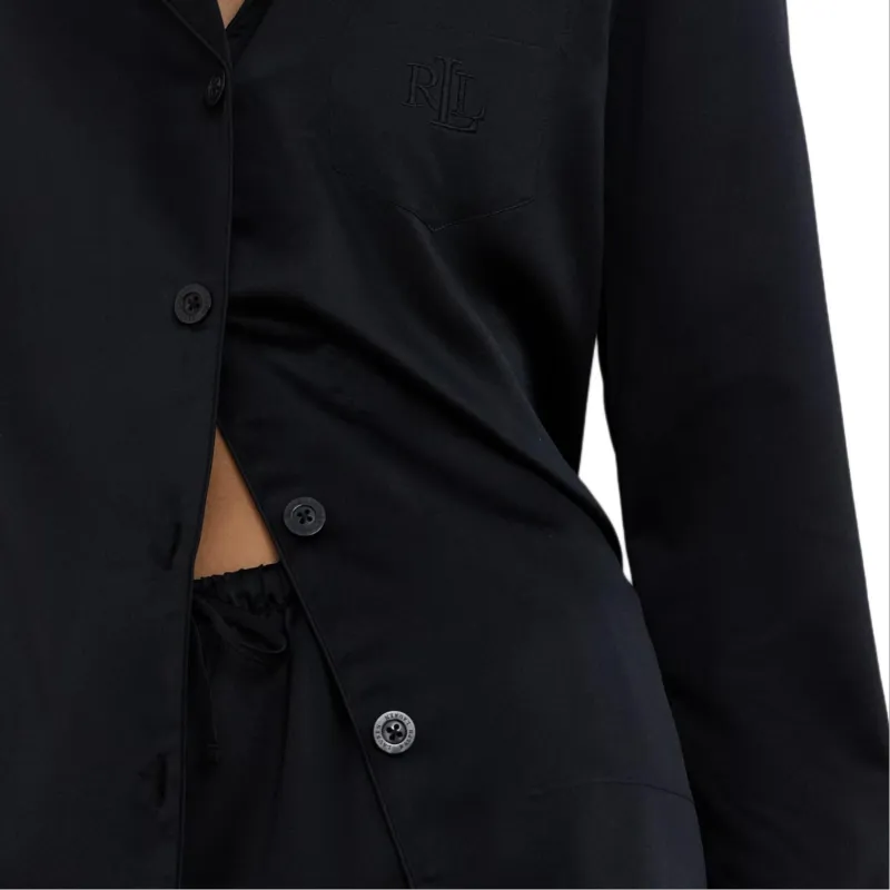 Polo Ralph Lauren Pajama Set Women's Black-4