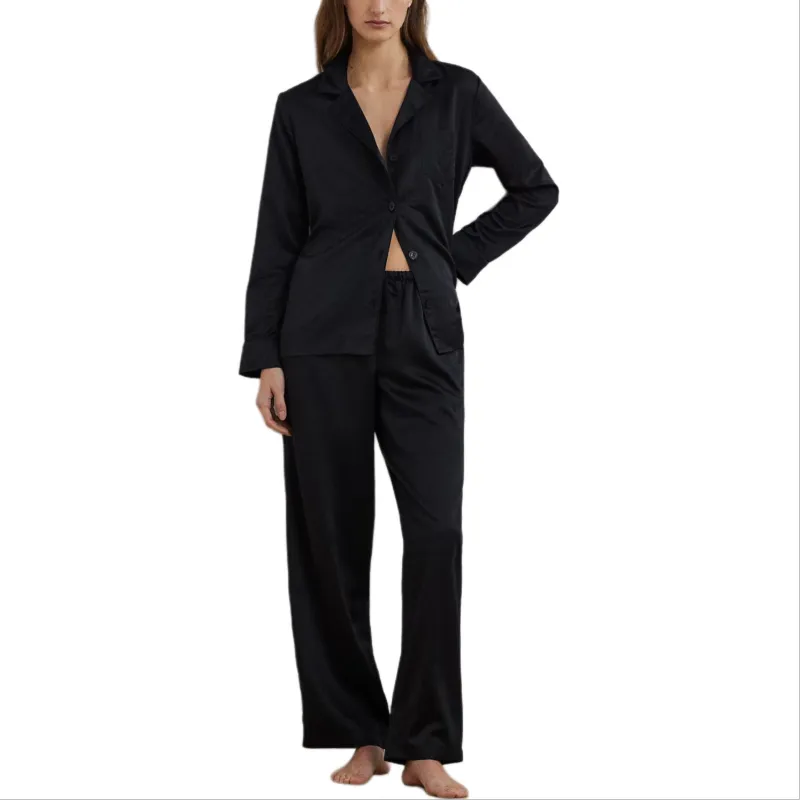 Polo Ralph Lauren Pajama Set Women's Black-1