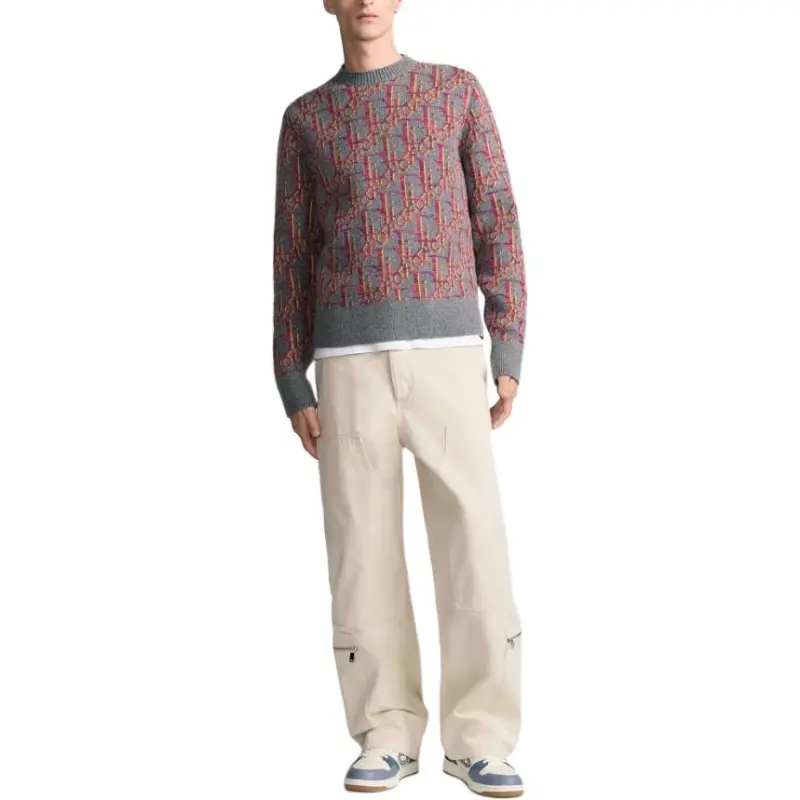 DIOR Sweaters Men Gray-2