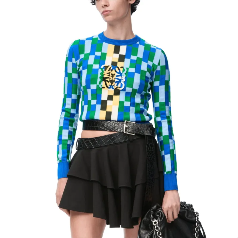 LOEWE Anagram Cotton Sweater-2