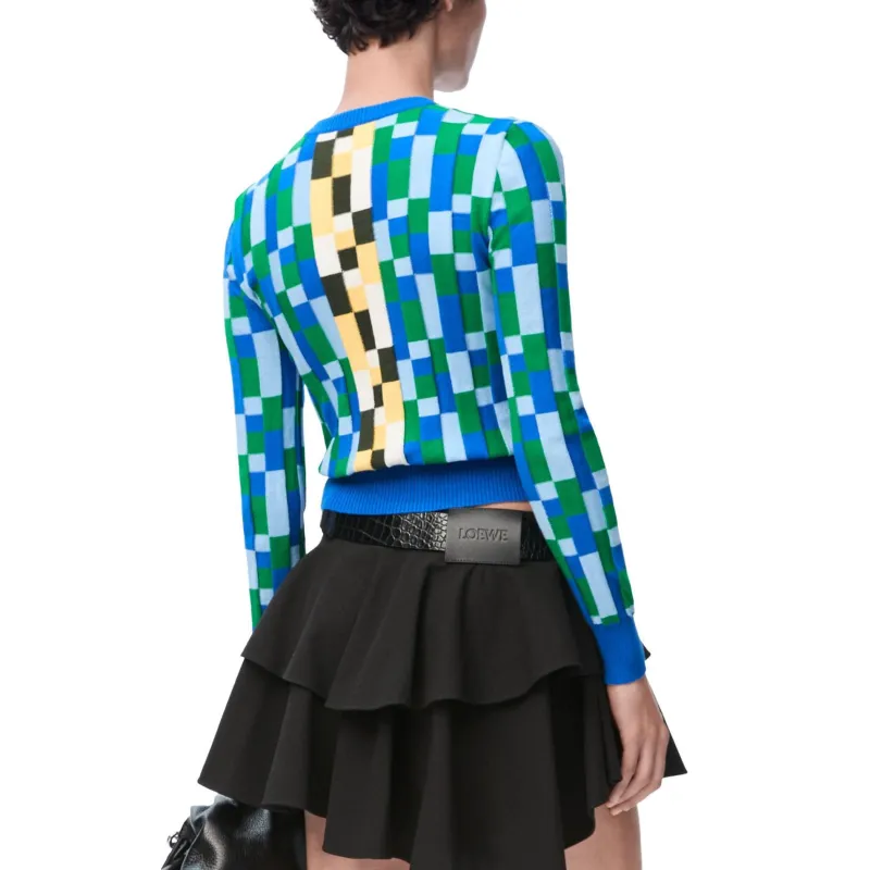 LOEWE Anagram Cotton Sweater-3