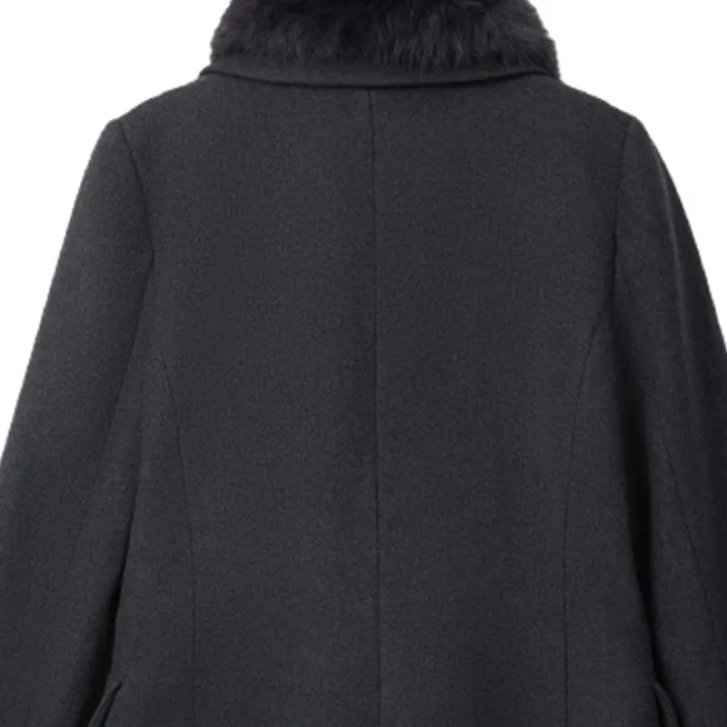 MICHAEL KORS FW24 Coats Women's Charcoal Gray-4