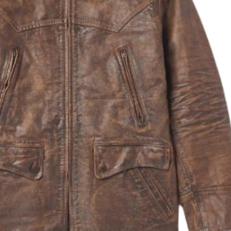 Ralph Lauren Rrl Bradley Leather Jacket-4