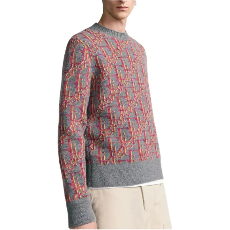DIOR Sweaters Men Gray-3