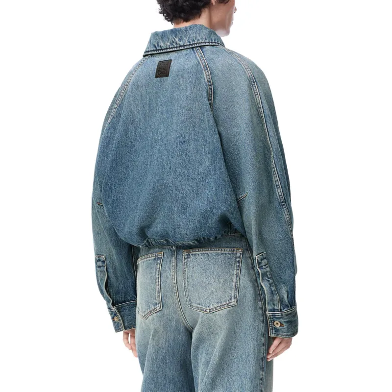 LOEWE Balloon Jacket 'Washed Denim'-2