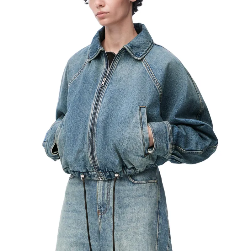 LOEWE Balloon Jacket 'Washed Denim'-3