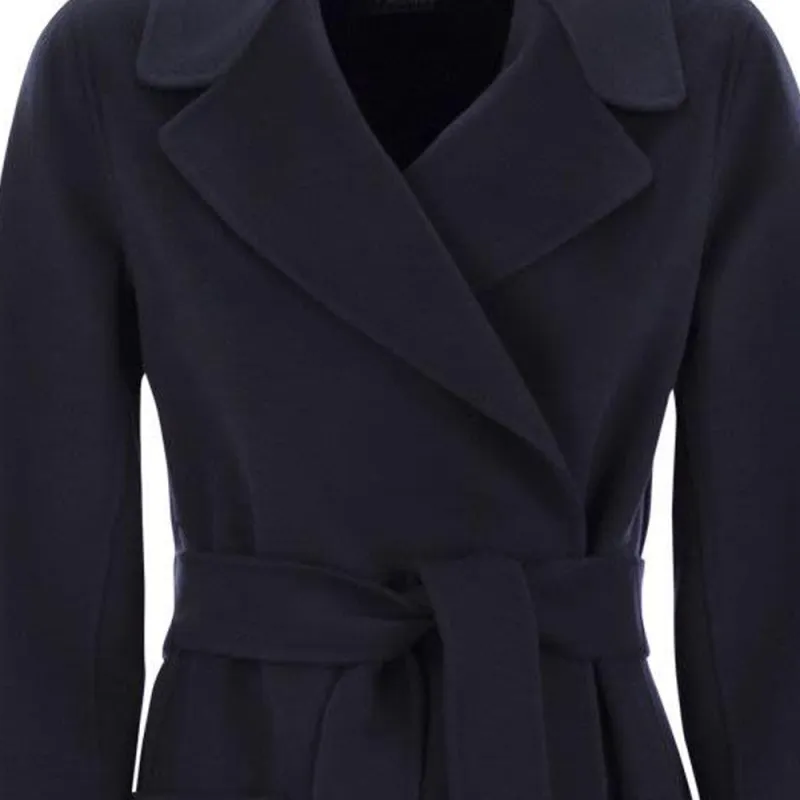 'S MAX MARA Paolore Belted Long Sleeved Coat-3