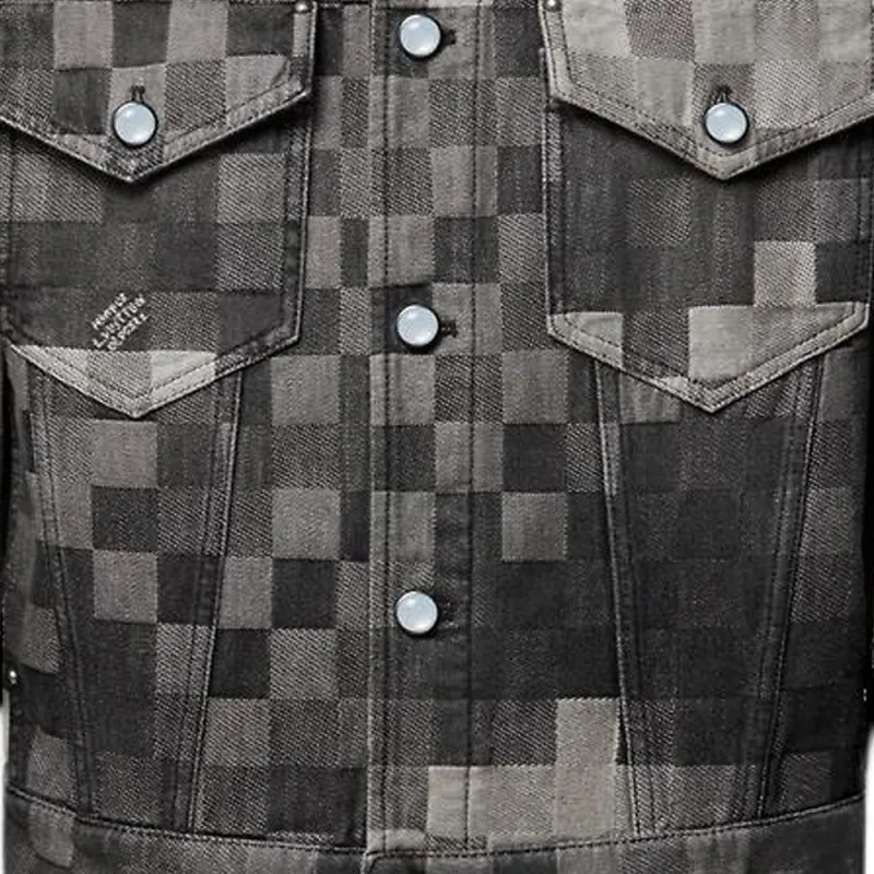 LOUIS VUITTON Damoflage Classic Denim Jacket-6