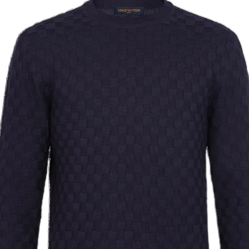 LOUIS VUITTON 1A7XCU Damier Signature Crewneck-3