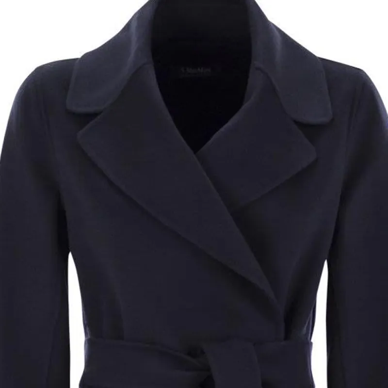 'S MAX MARA Paolore Belted Long Sleeved Coat-5