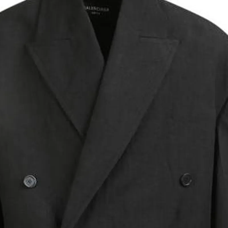 Balenciaga Oversized Double-breasted Coat-4