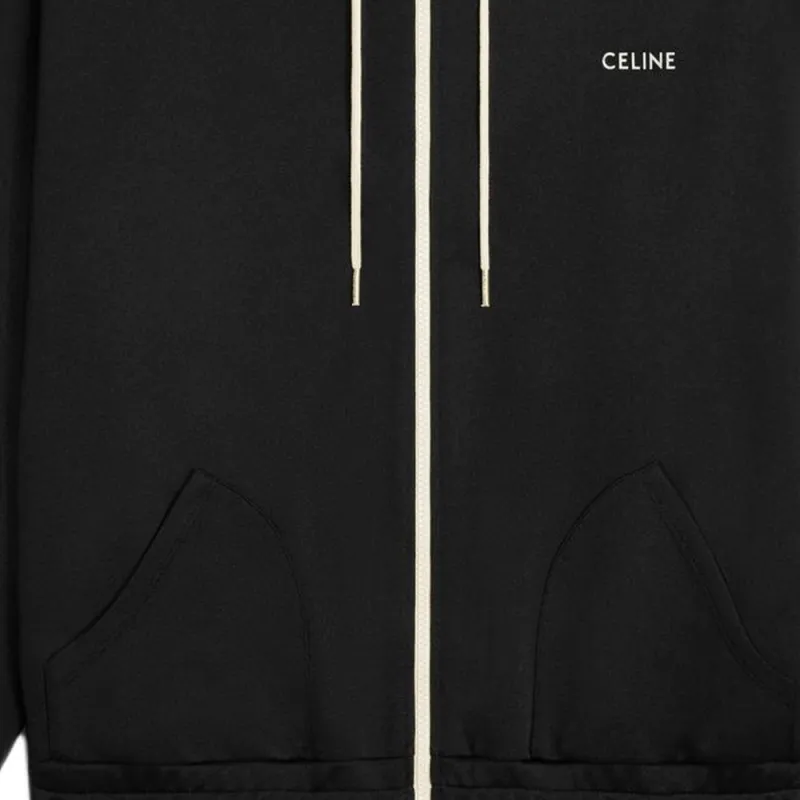CELINE Tracksuit Jacket In Double Face Jersey-3