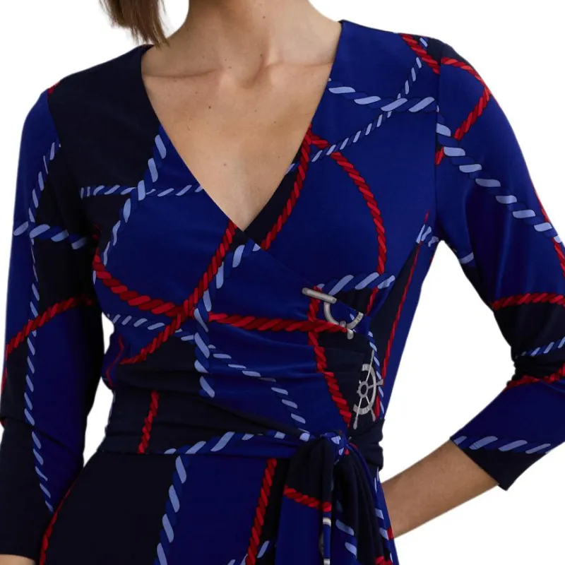 Polo Ralph Lauren Long Sleeved Dress Women's Blue-4