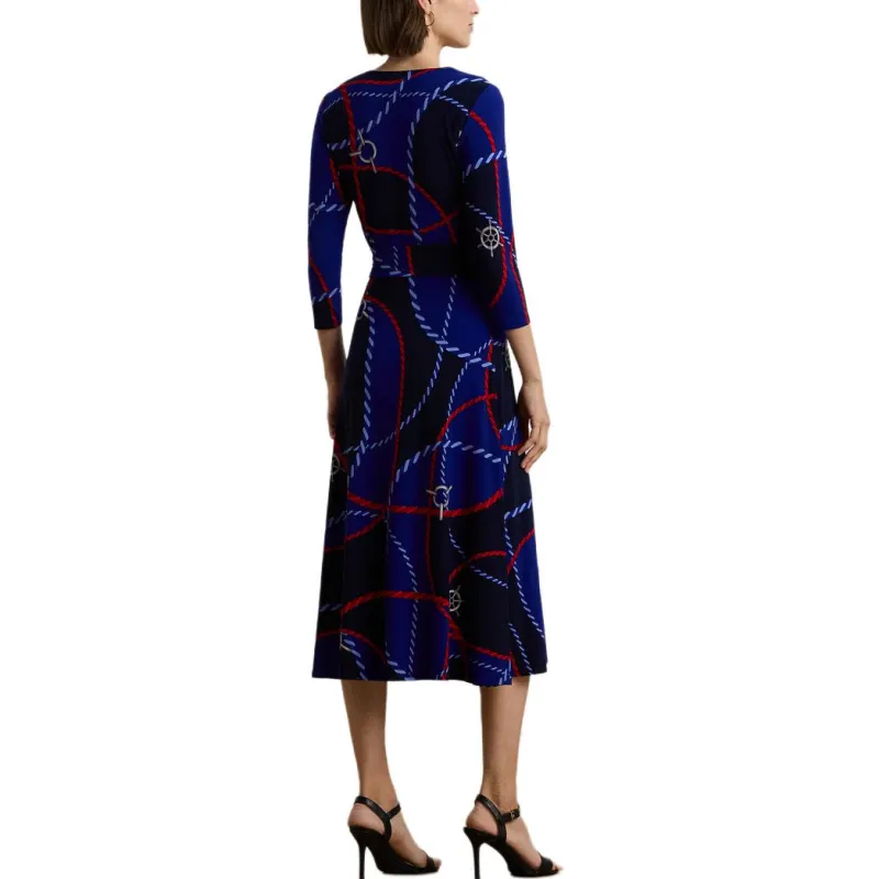 Polo Ralph Lauren Long Sleeved Dress Women's Blue-3