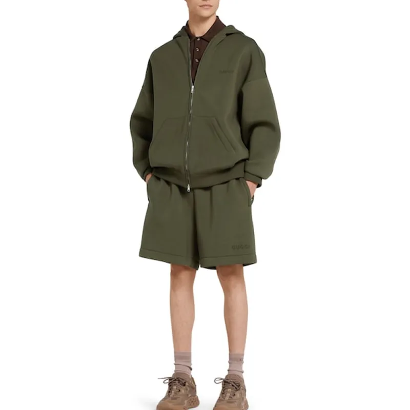 GUCCI SS25 Sweatshirt Men's Dark Green-3