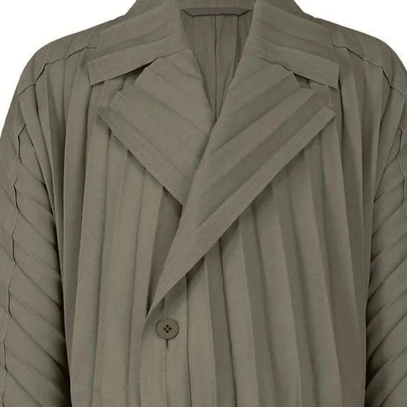 Homme Plissé Issey Miyake Edge Coat-3