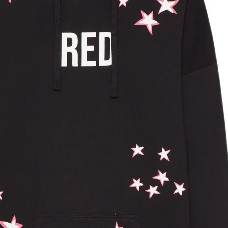 RED VALENTINO REDValentino Star Print Drawstring Hoodie-4