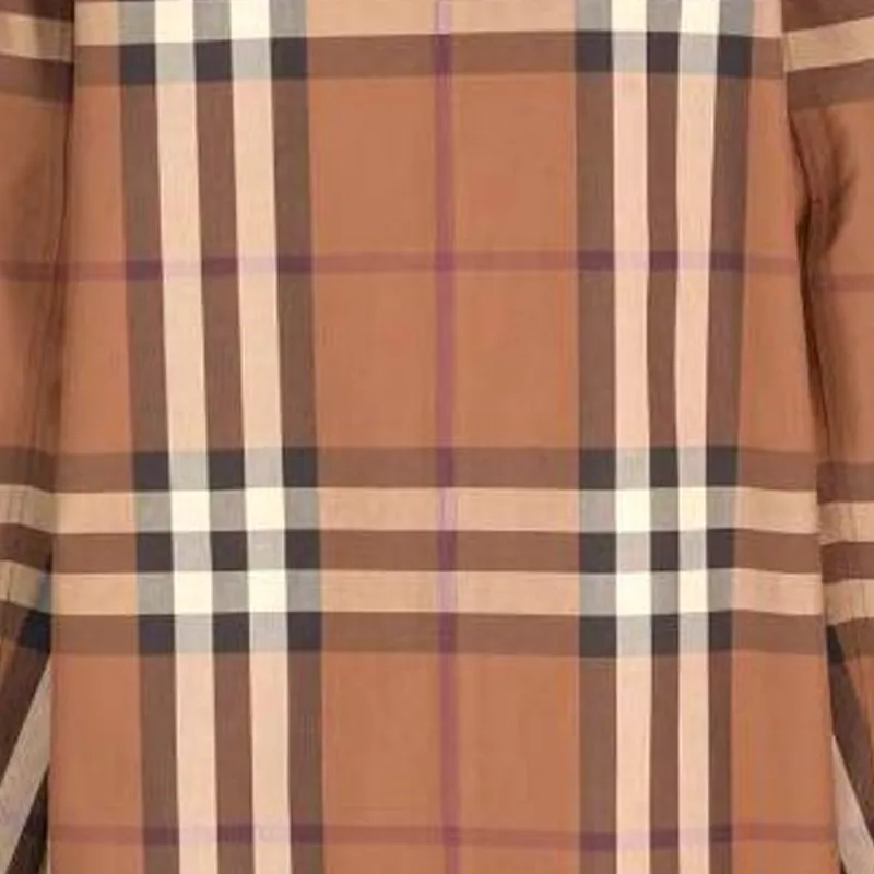 Burberry Single Breasted Checked Coat-6