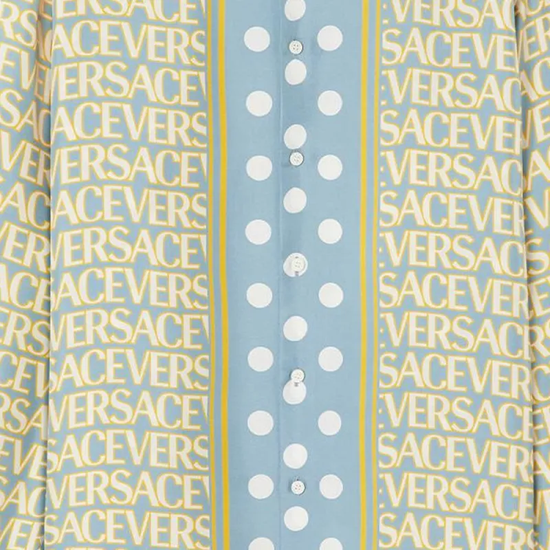 VERSACE Shirts Men Yellow-4