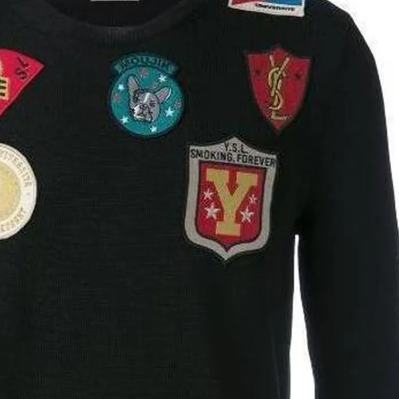 SAINT LAURENT Sweater Men's Black-4