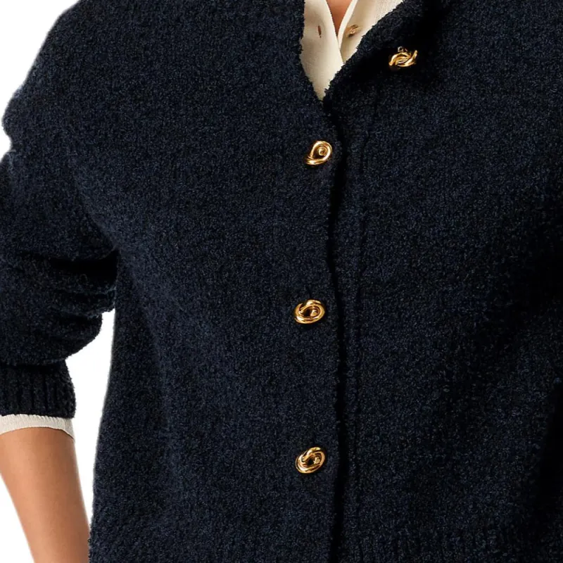 Bottega Veneta Long Sleeved Knitted Cardigan-5