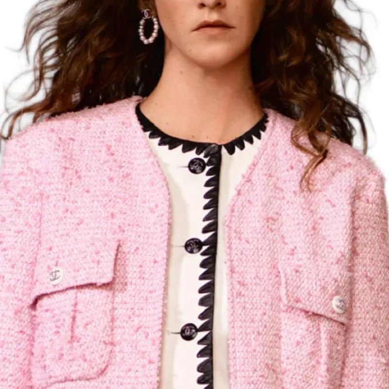 CHANEL Jackets Women's Pink-3