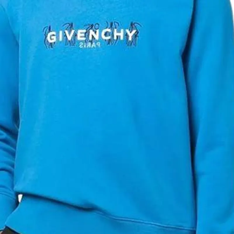 Givenchy Slim Fit Reversed Print Sweatshirt-6