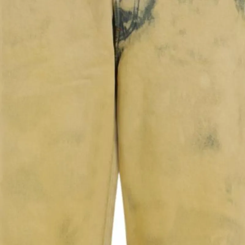 DRIES VAN NOTEN Dyed Vintage Effect Wide Leg Jeans-6