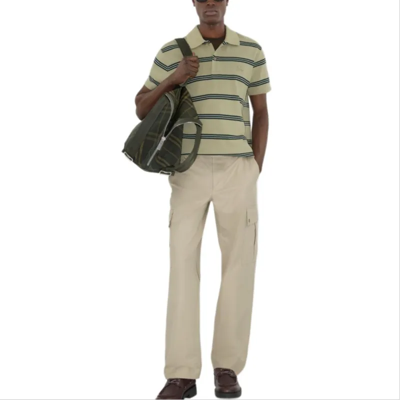 Burberry Polo Shirt Men's Green-1