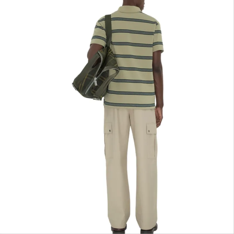 Burberry Polo Shirt Men's Green-2