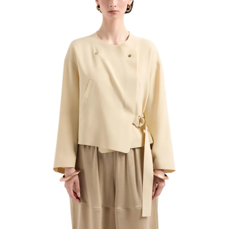 GIORGIO ARMANI Blouson In Technical Cady-1