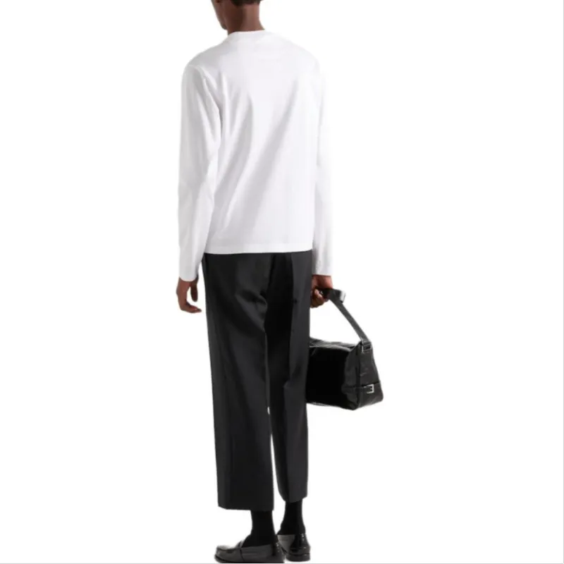 PRADA T-Shirts Men White-2