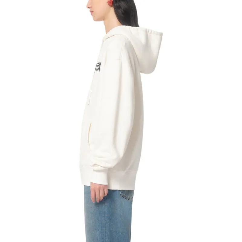Valentino Chez Valentino-Printed Drawstring Hoodie-4