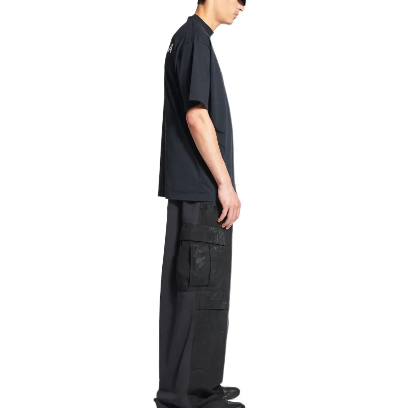 Balenciaga Back T Shirt Men's Black-4