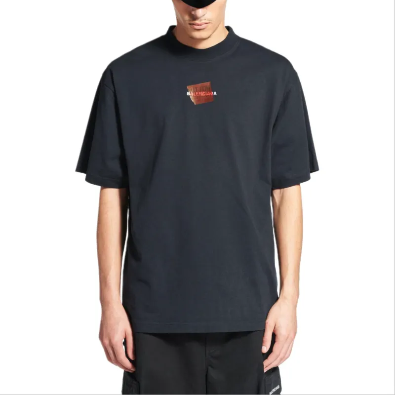 Balenciaga Back T Shirt Men's Black-2