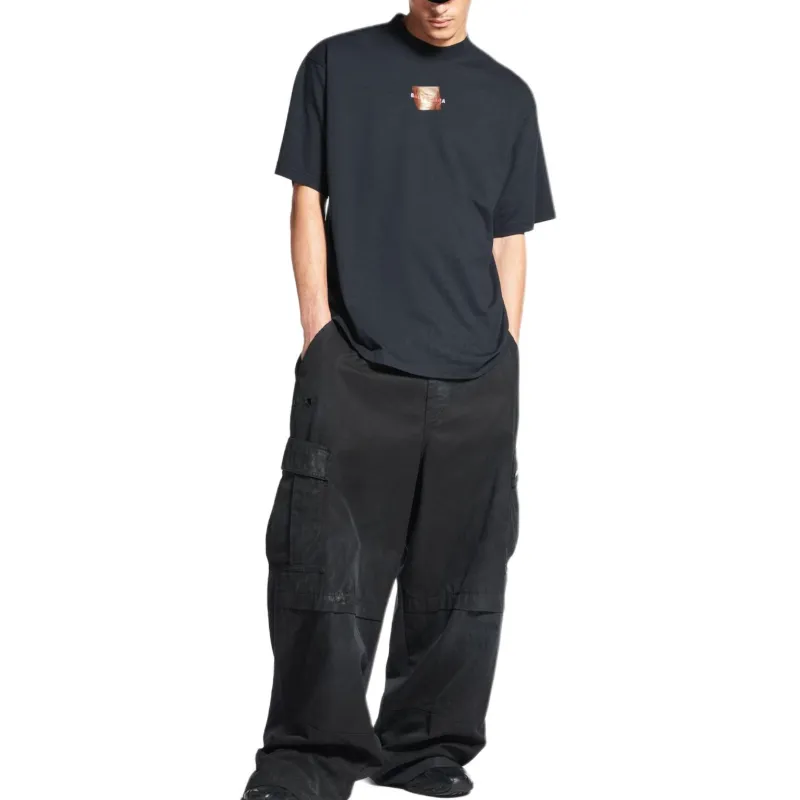 Balenciaga Back T Shirt Men's Black-1