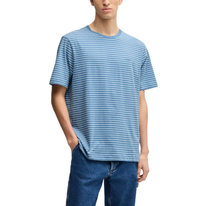 HUGO BOSS T Shirts Men Blue-2