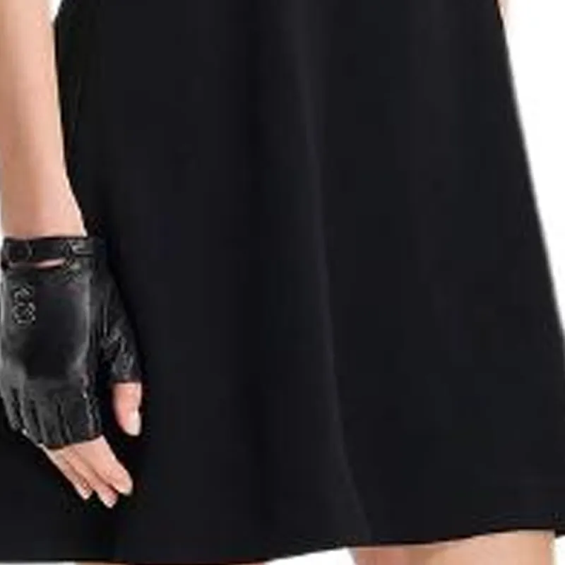 KARL LAGERFELD SS25 Sleeveless Dress Women's Black White-6