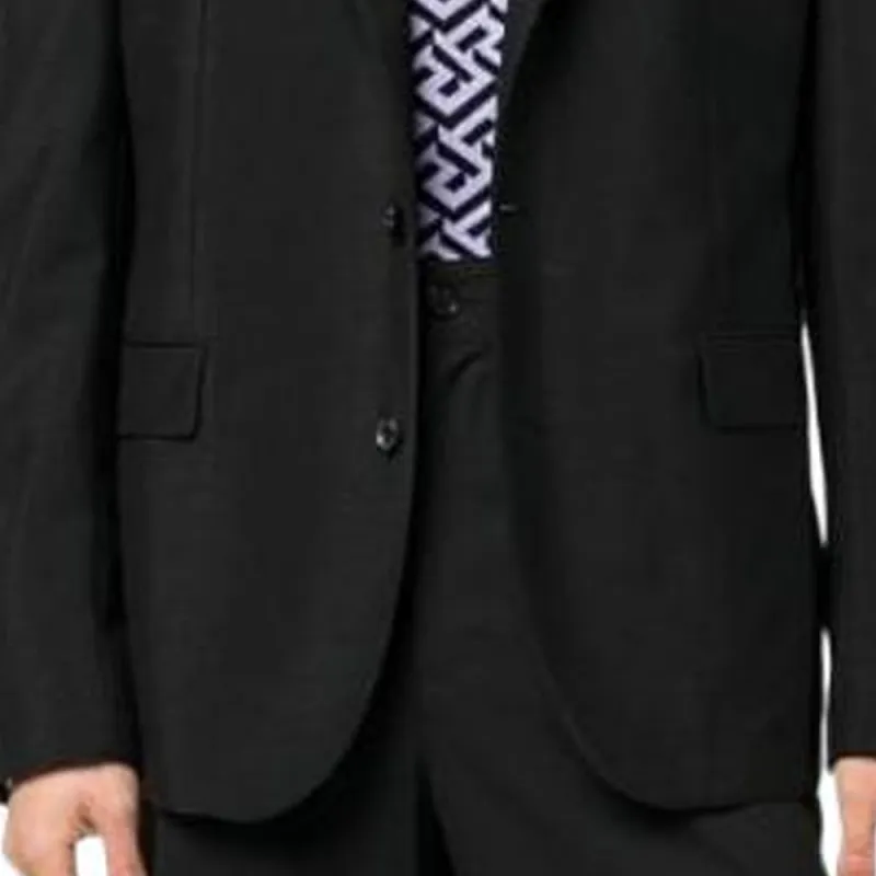 VERSACE SS23 Business Suit Coat Men's Black-5