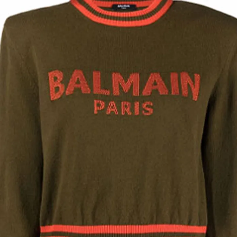 BALMAIN FW21 Sweater Women's Umber-5