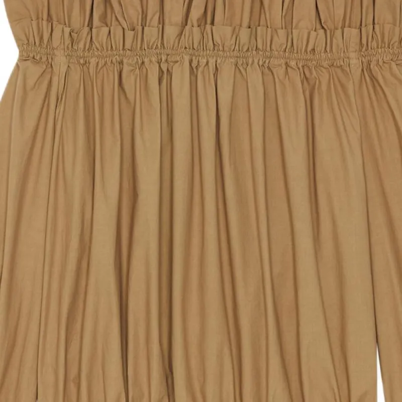 SAINT LAURENT Long Sleeved Dresses Women's Khaki-4